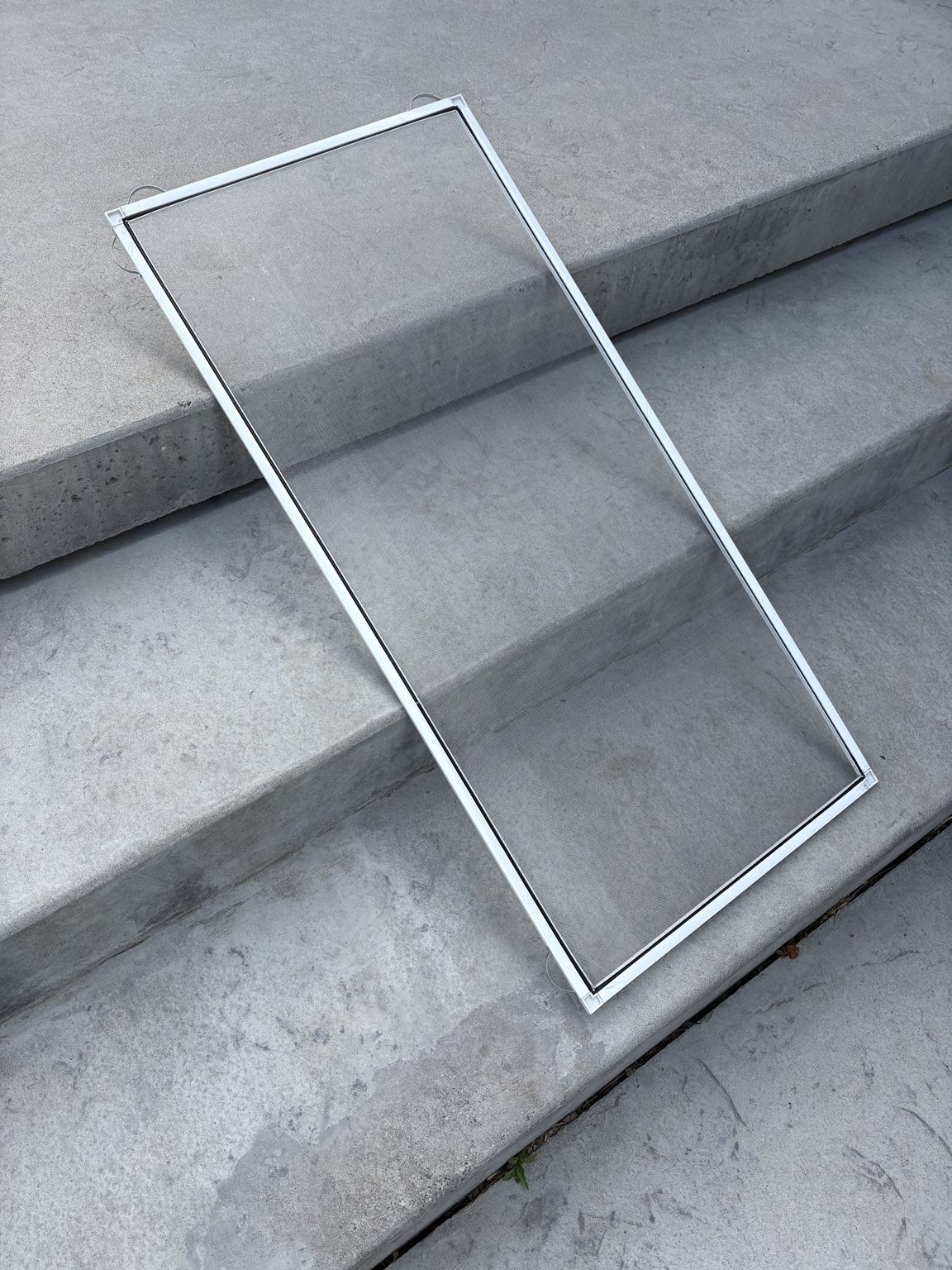 Fresh ClearView screen frame ready for install